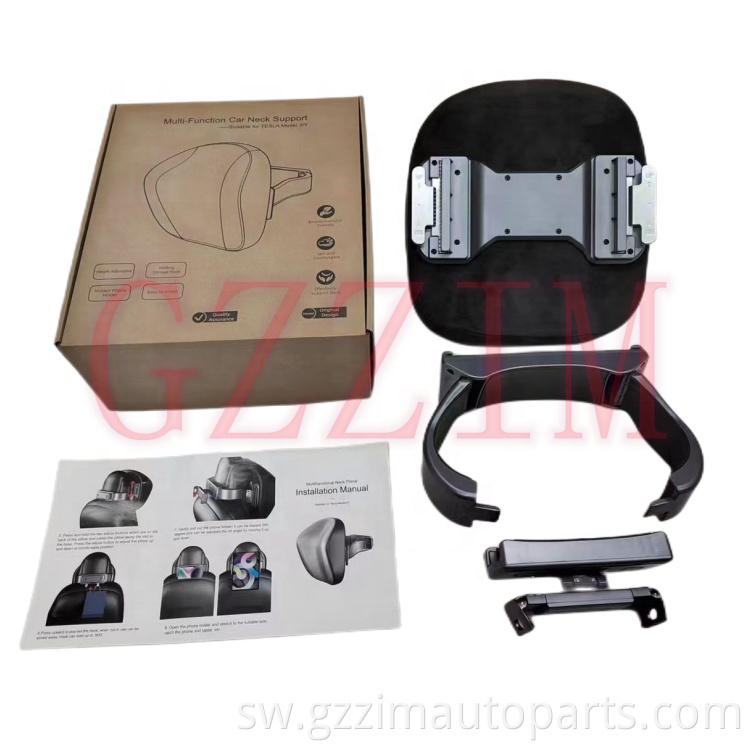 Car Auto Parts Multi Function Car Neck Support Headrest For Tesla Model 3 2017 2019 Model Y5